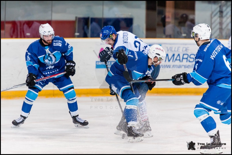 Photo hockey Division 2 - Division 2 : playoff, huitième de finale, match 2 : Marseille vs Paris (FV) - La hiérarchie respectée
