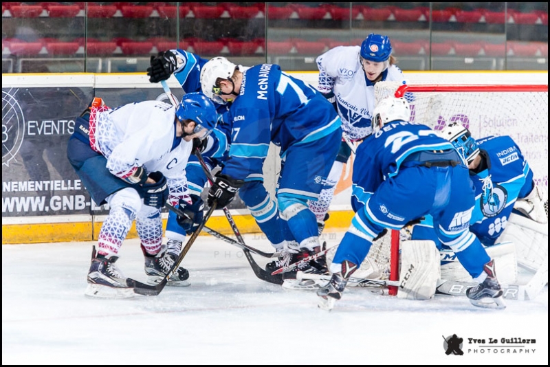 Photo hockey Division 2 - Division 2 : playoff, huitième de finale, match 2 : Marseille vs Paris (FV) - La hiérarchie respectée