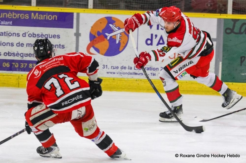 Photo hockey Division 2 - Division 2 - Poule de maintien - J5 : Dijon  vs Courbevoie  - La lumière au bout du tunnel