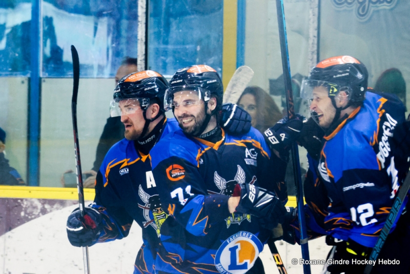 Photo hockey Division 3 - D3 - carré final - J2 : Châlons-en-Champagne vs Wasquehal Lille - Avalanche de buts
