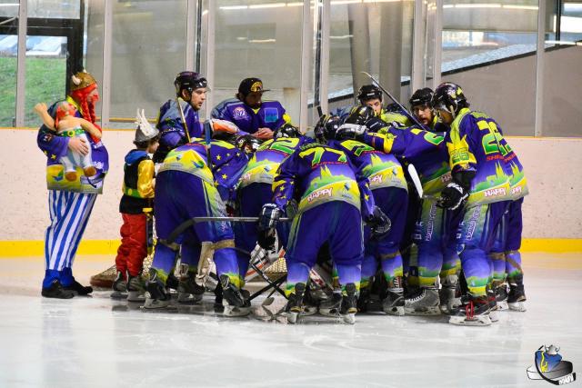 Photo hockey Division 3 - D3 : Play Off 1/4 de finale - Retour : Châlons-en-Champagne vs Orcières - D3 : Châlons accède au carré final 
