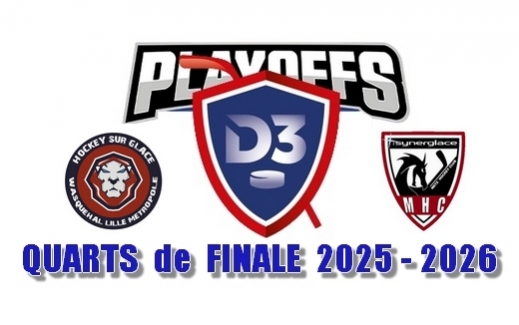 Photo hockey Division 3 - Division 3 - 1/4 de Finale - Match 2 : Wasquehal Lille vs Metz - Sans pitié ! Wasquehal surclasse Metz 