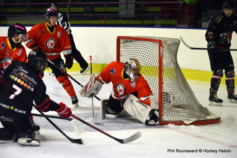 Photo hockey Division 3 - Division 3 : 5ème journée : Besançon vs Briançon II - Chauffé au fer rouge