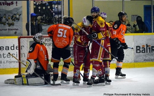Photo hockey Division 3 - Division 3 : journée du 13 janvier 2018 : Dijon  vs Boulogne Billancourt - Messire le Duc écorche les Tigres