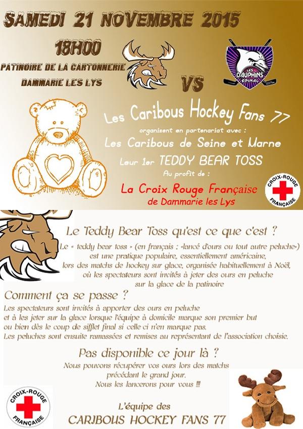 Photo hockey Division 3 - Division 3 : journée du 21-22 novembre 2015 : Dammarie-les-Lys vs Epinal  - Rencontre sous le signe de la solidarité
