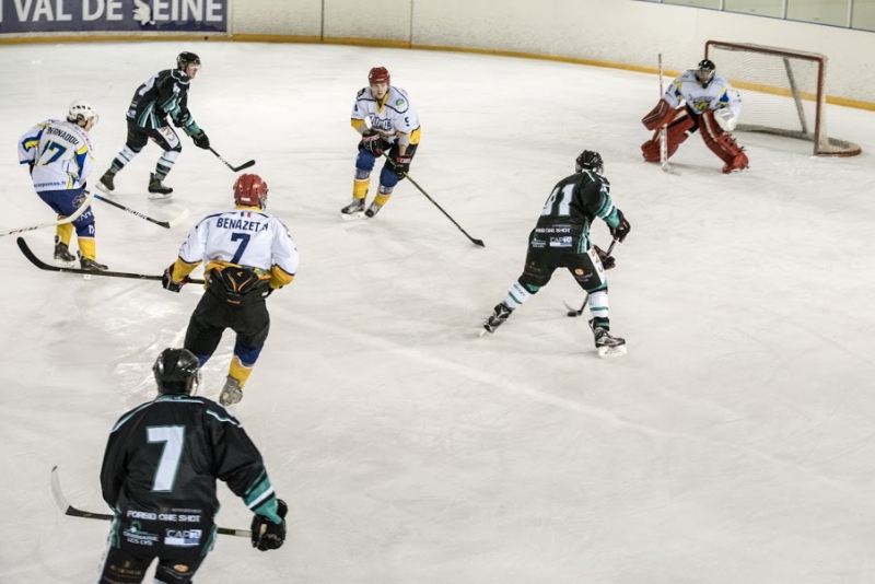 Photo hockey Division 3 - Division 3 : journée du 27 janvier 2018 : Dammarie-les-Lys vs Fontenay sous Bois - La bonne cause l’emporte
