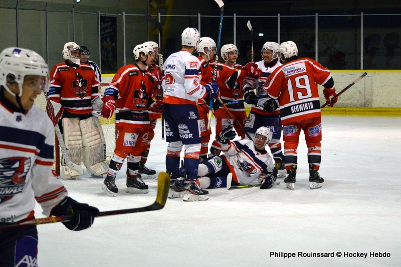 Photo hockey Division 3 - Division 3 : journée du 14 janvier 2023 (J15) : Dijon  vs Luxembourg - Les Ducs à toute allure