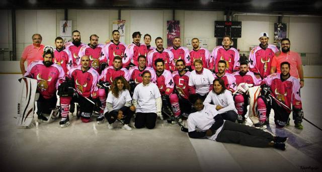 Photo hockey Division 3 - Division 3 : journée du 8 octobre 2016 : Dammarie-les-Lys vs Champigny-sur-Marne - Les caribous victorieux pour Octobre rose Photo hockey Division 3 - Division 3 : journée du 8 octobre 2016 : Dammarie-les-Lys vs Champigny-sur-Marne - Les caribous victorieux pour Octobre rose