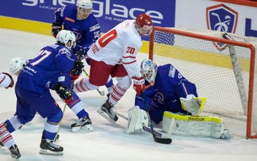 Photo hockey Equipes de France -  : France (FRA) vs Danemark (DEN) - Déception pour l
