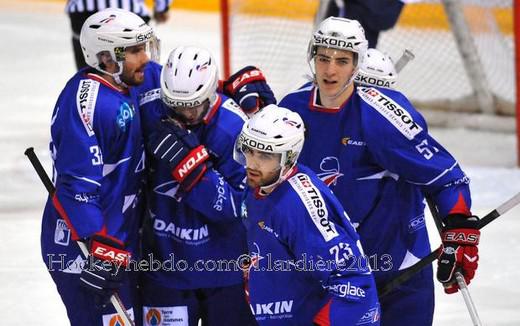 Photo hockey Equipes de France -  : France (FRA) vs Danemark (DEN) - EDF à Caen : Une défaite logique...
