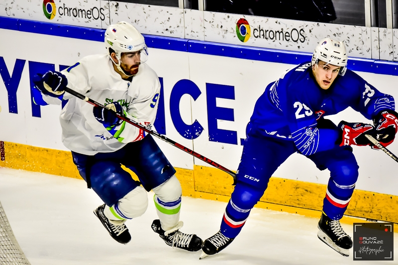 Photo hockey Equipes de France - : France (FRA) vs Slovenie (SLO) - EDF – Victoire à l’arrachée de la France sur la Slovénie Photo hockey Equipes de France - : France (FRA) vs Slovenie (SLO) - EDF – Victoire à l’arrachée de la France sur la Slovénie