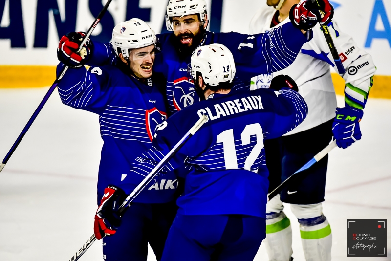 Photo hockey Equipes de France - : France (FRA) vs Slovenie (SLO) - EDF – Victoire à l’arrachée de la France sur la Slovénie Photo hockey Equipes de France - : France (FRA) vs Slovenie (SLO) - EDF – Victoire à l’arrachée de la France sur la Slovénie