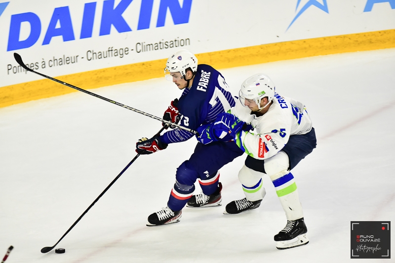 Photo hockey Equipes de France -  : France (FRA) vs Slovenie (SLO) - EDF – La France l’emporte face à la Slovénie
