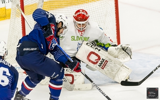 Photo hockey Equipes de France -  : France (FRA) vs Slovenie (SLO) - Prépa mondial : La belle revanche de la Slovénie sur la France