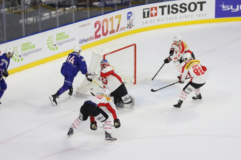 Photo hockey Equipes de France -  : France (FRA) vs Suisse (SUI) - La France mérite sa victoire !