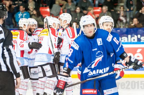 Photo hockey Equipes de France -  : France (FRA) vs Suisse (SUI) - Le match aller pour la Suisse !