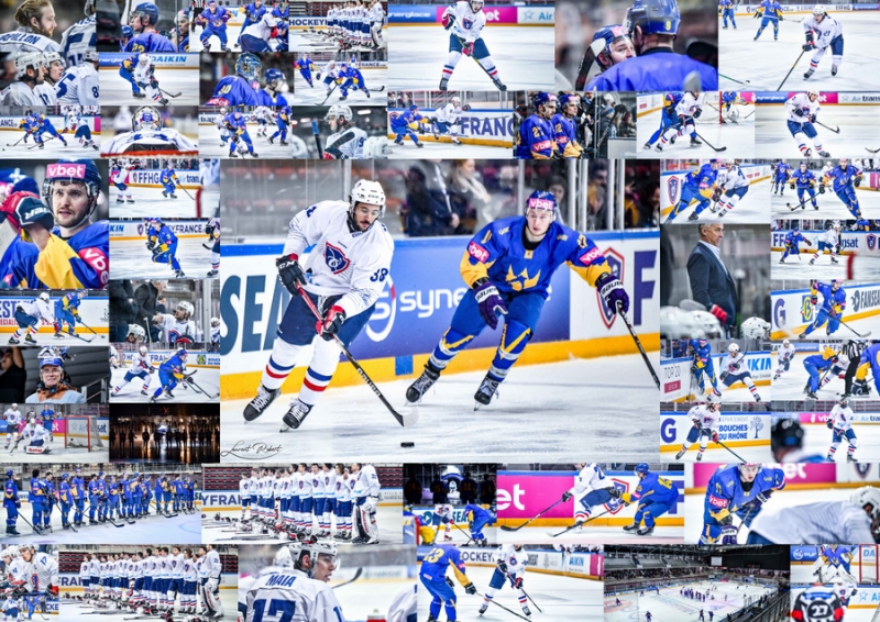 Photo hockey Equipes de France -  : France (FRA) vs Ukraine (UKR) -  3 Nations - La France s