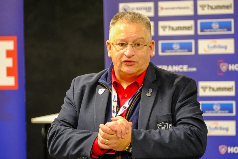 Photo hockey Equipes de France - Equipes de France - CDF - Conférence de presse Pierre-Yves Gerbeau et Pascal Vigneron