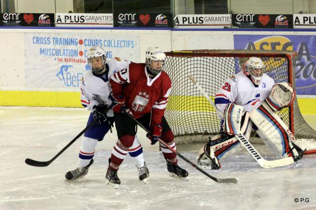 Photo hockey Equipes de France - Equipes de France - CM U18 : Deuxième défaite pour la France