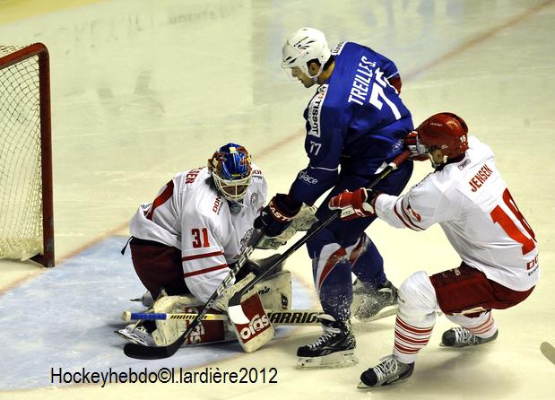 Photo hockey Equipes de France - Equipes de France - France-Danemark : courte désillusion Photo hockey Equipes de France - Equipes de France - France-Danemark : courte désillusion