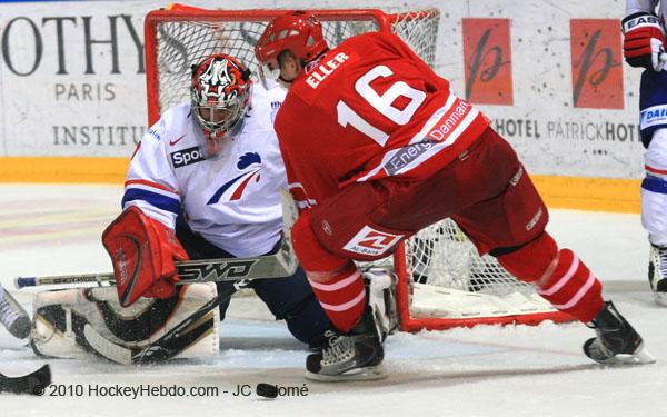 Photo hockey Equipes de France - Equipes de France - France-Danemark: une défaite ni plus ni moins