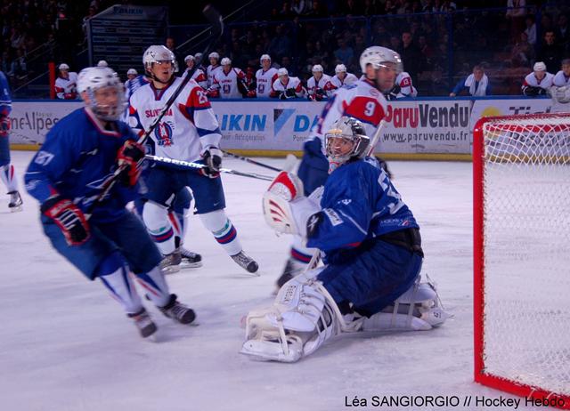 Photo hockey Equipes de France - Equipes de France - France-Slovénie: ce fut dur!