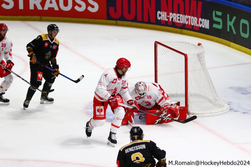 Photo hockey Europe : Continental Cup - CHL -  : Rouen vs Trinec - CHL : Les Dragons calent dans le troisième tiers.