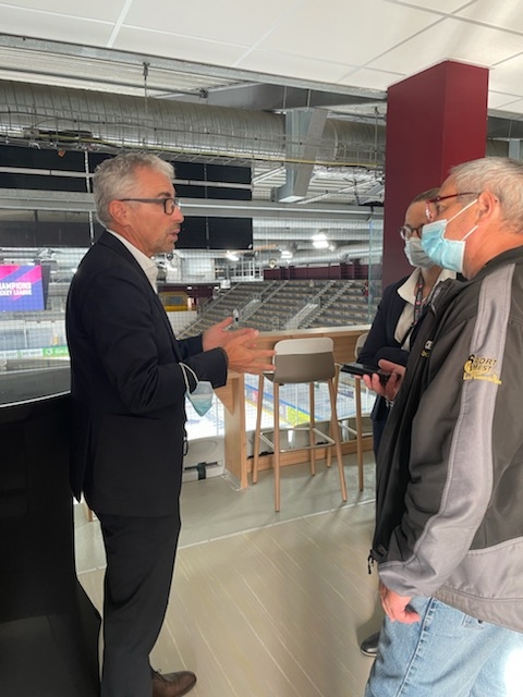 Photo hockey Europe : Continental Cup - CHL - Europe : Continental Cup - CHL : Rouen (Les Dragons) - CHL : Interview du Président de la CHL Photo hockey Europe : Continental Cup - CHL - Europe : Continental Cup - CHL : Rouen (Les Dragons) - CHL : Interview du Président de la CHL