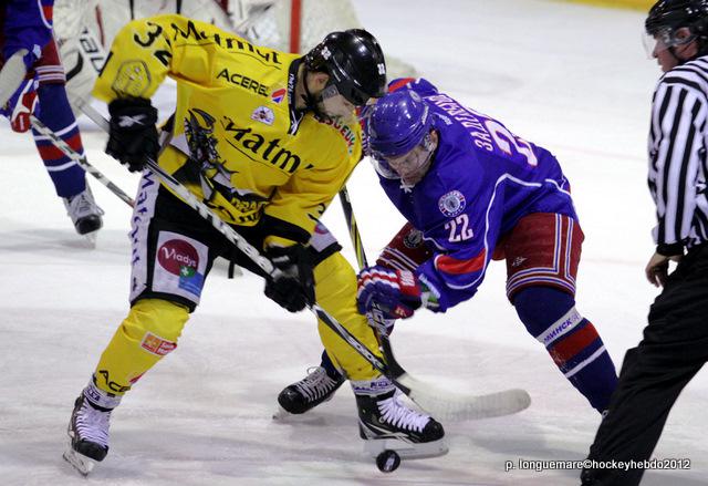 Photo hockey Europe : Continental Cup - CHL - Europe : Continental Cup - CHL : Rouen (Les Dragons) - Les Dragons chutent mais espèrent. Photo hockey Europe : Continental Cup - CHL - Europe : Continental Cup - CHL : Rouen (Les Dragons) - Les Dragons chutent mais espèrent.