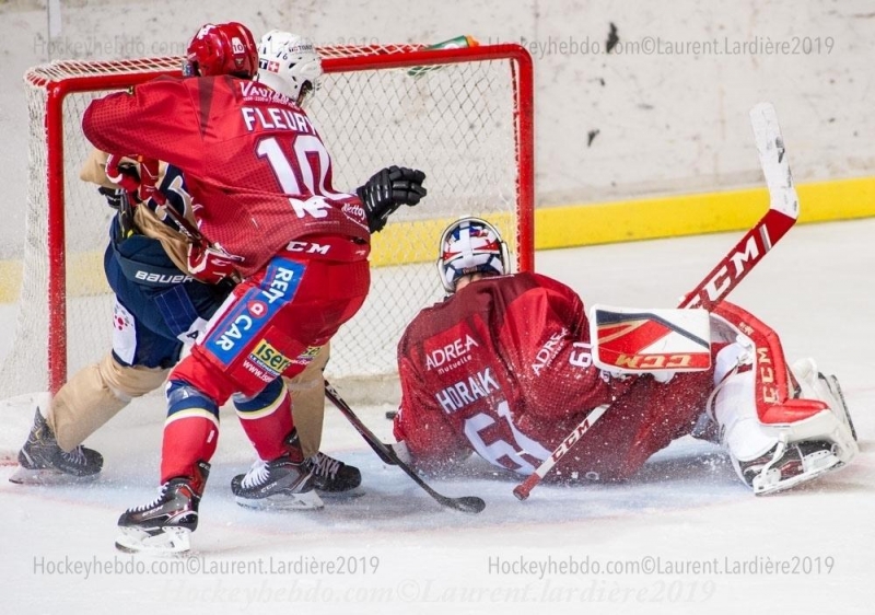 Photo hockey Hockey en Europe -  : Grenoble  vs La Chaux-de-Fonds - L’efficacité encore en vacances
