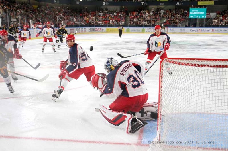 Photo hockey Hockey en France -  : Grenoble  vs Rouen - Première prestation grenobloise convaincante