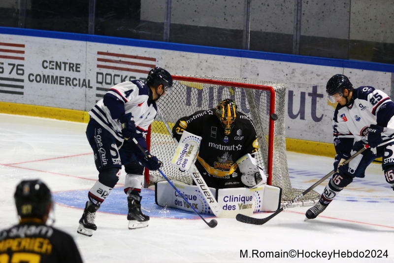 Photo hockey Hockey en France - : Rouen vs Angers - Première réussie pour les dragons. Photo hockey Hockey en France - : Rouen vs Angers - Première réussie pour les dragons.