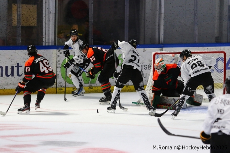 Photo hockey Hockey en France -  : Rouen vs Patriotes Université Québec Trois-Rivières - Rouen s