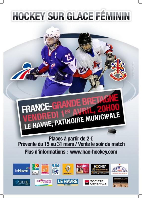 Photo hockey Hockey Féminin - Hockey Féminin - Le Havre : France - Gde Bretagne au féminin
