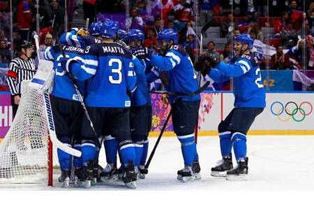 Photo hockey Jeux olympiques - Jeux olympiques - JO : Finlande - Russie : L Photo hockey Jeux olympiques - Jeux olympiques - JO : Finlande - Russie : L