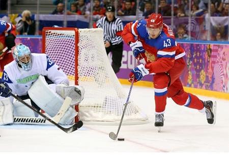 Photo hockey Jeux olympiques - Jeux olympiques - JO : Russie vs Slovénie - Victoire rouge Photo hockey Jeux olympiques - Jeux olympiques - JO : Russie vs Slovénie - Victoire rouge