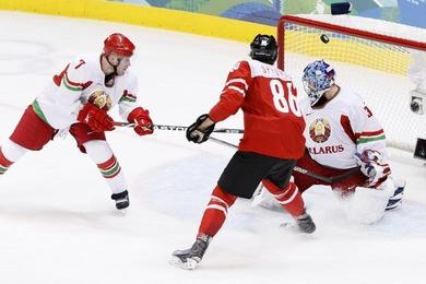 Photo hockey Jeux olympiques - Jeux olympiques - JO : Suisse - Bélarus