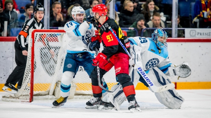 Photo hockey KHL - Kontinental Hockey League - KHL - Kontinental Hockey League - KHL : Le leopard et la panthère