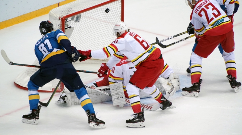 Photo hockey KHL - Kontinental Hockey League - KHL - Kontinental Hockey League - KHL : Retapé