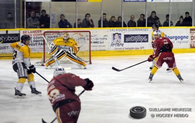 Photo hockey Ligue Magnus - Coupe de la Ligue : 1/2 finale, retour : Dijon  vs Rouen - La forteresse ducale a brûlé.