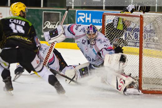Photo hockey Ligue Magnus - Coupe de la Ligue : 1/8ème, 4ème journée : Strasbourg  vs Epinal  - Déception à l