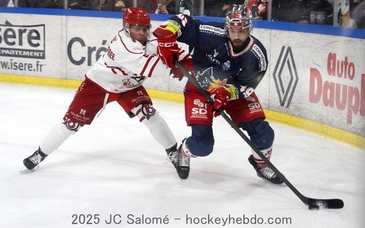 Photo hockey Ligue Magnus - Ligue Magnus  : 13ème journée : Grenoble  vs Briançon  - Avalanche de buts à Pole Sud