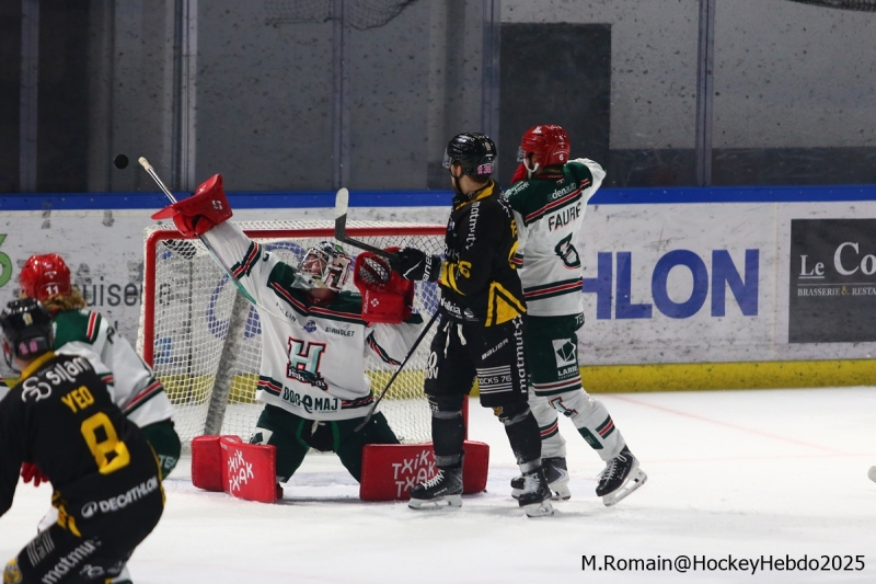 Photo hockey Ligue Magnus - Ligue Magnus  : 13ème journée : Rouen vs Anglet - Rouen prend sa revanche sur Anglet.