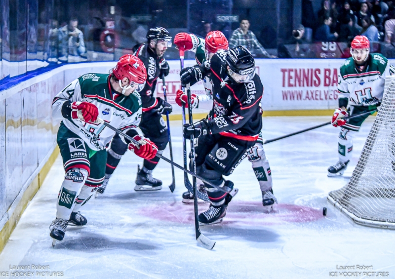 Photo hockey Ligue Magnus - Ligue Magnus  : 17ème journée : Bordeaux vs Anglet - 2/2 dans les derbys et une sixième d