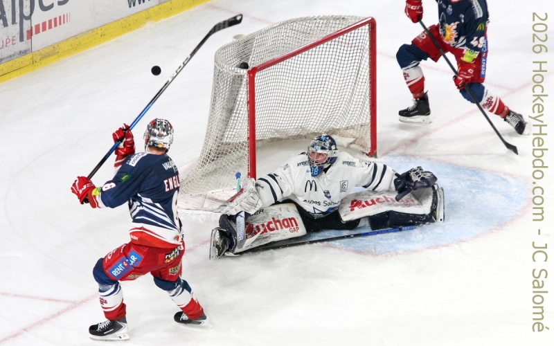 Photo hockey Ligue Magnus - Ligue Magnus  : 17ème journée : Grenoble  vs Gap  - Les solides Gapençais s’offrent Grenoble