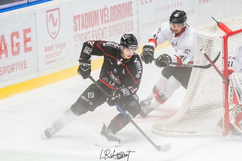 Photo hockey Ligue Magnus - Ligue Magnus  : 19ème journée : Bordeaux vs Chamonix  - Les Boxers en prennent une 8ème contre des Pionniers conquérants