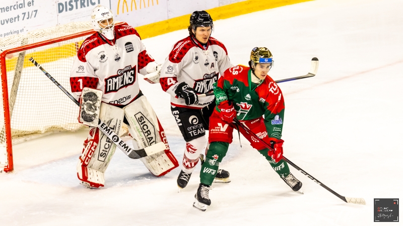Photo hockey Ligue Magnus - Ligue Magnus  : 23ème journée : Cergy-Pontoise vs Amiens  - Plus réaliste, Amiens prive Cergy de sa revanche