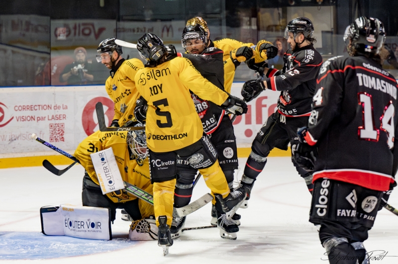 Photo hockey Ligue Magnus - Ligue Magnus  : 2ème journée : Bordeaux vs Rouen - Les Boxers cèdent dans la dernière !