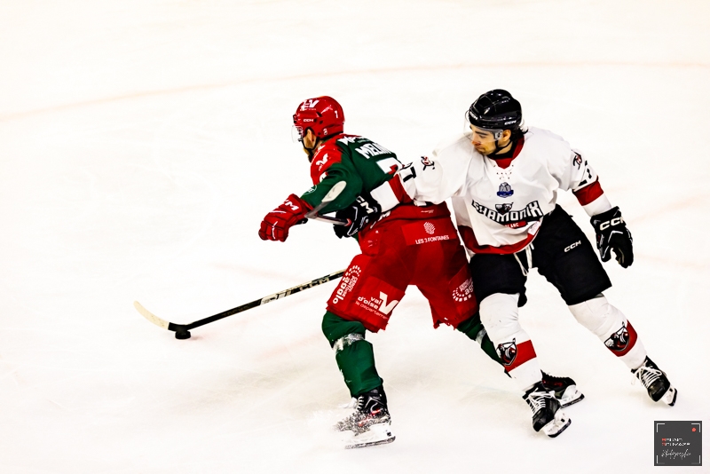 Photo hockey Ligue Magnus - Ligue Magnus  : 32ème journée : Cergy-Pontoise vs Chamonix  - Les Pionniers rechutent à Cergy