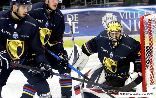 Photo hockey Ligue Magnus - Ligue Magnus  : 32ème journée : Nice vs Grenoble  - Dair-Koudri, le duo gagnant